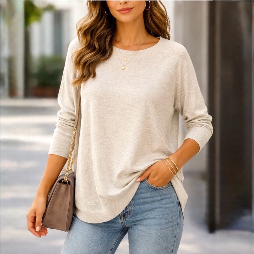 Express Knit pullover sweater/ top